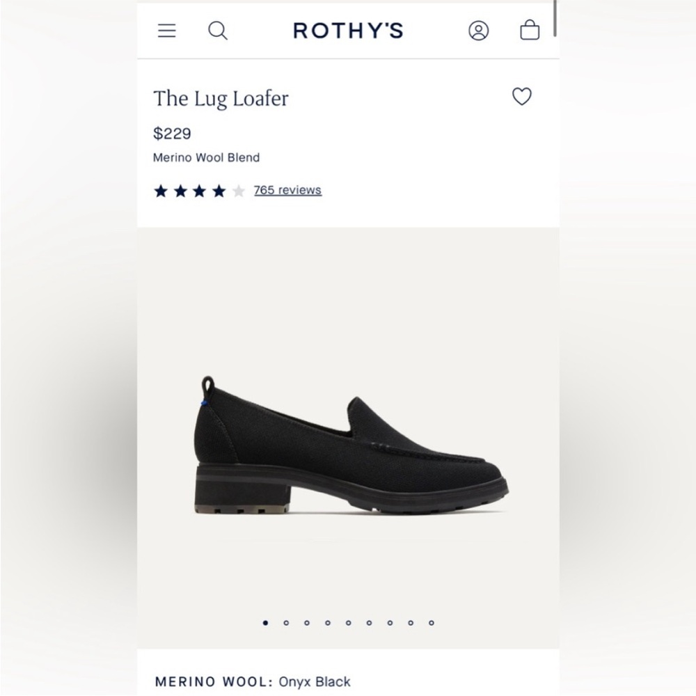 Rothy's The Lug Loafers Women Size 8.5